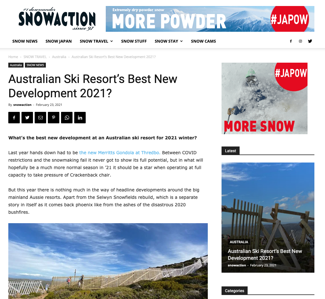 The Top Ski Resorts In Australia - Australian Traveller