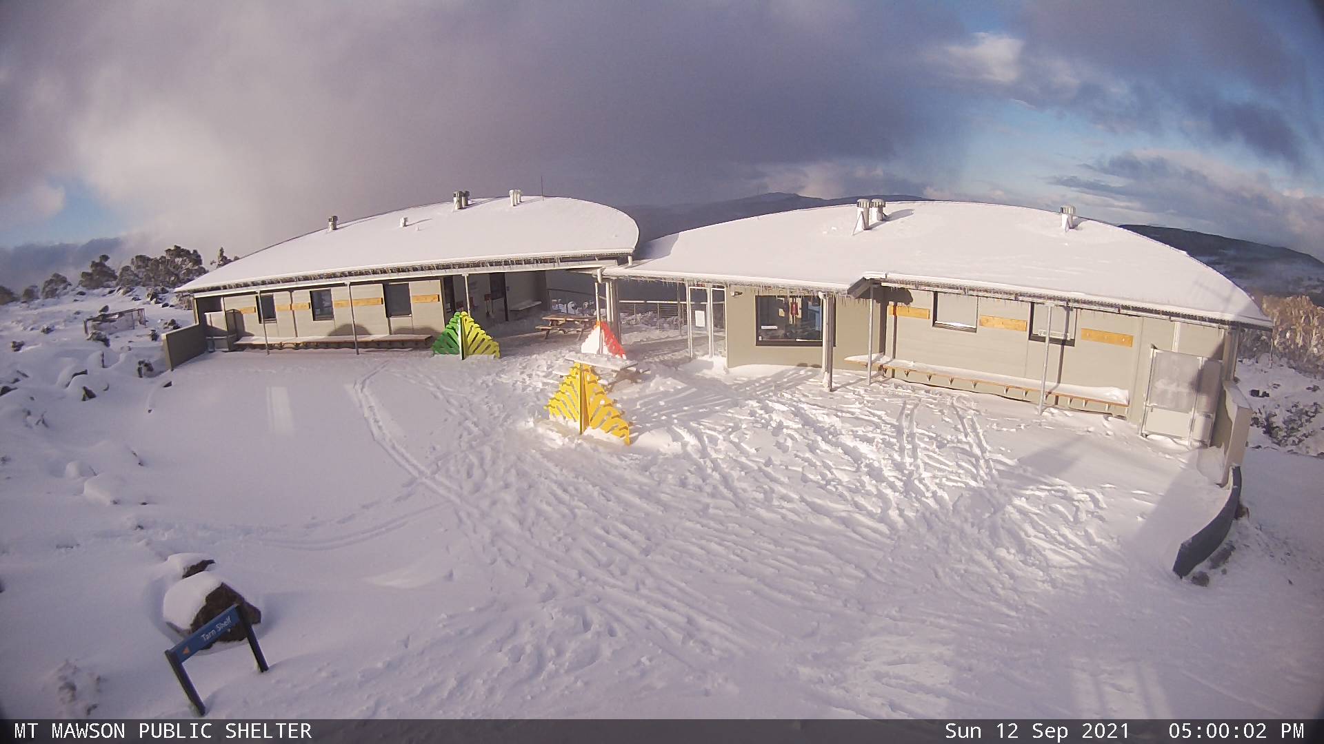 Spring Snowfall Mount Mawson